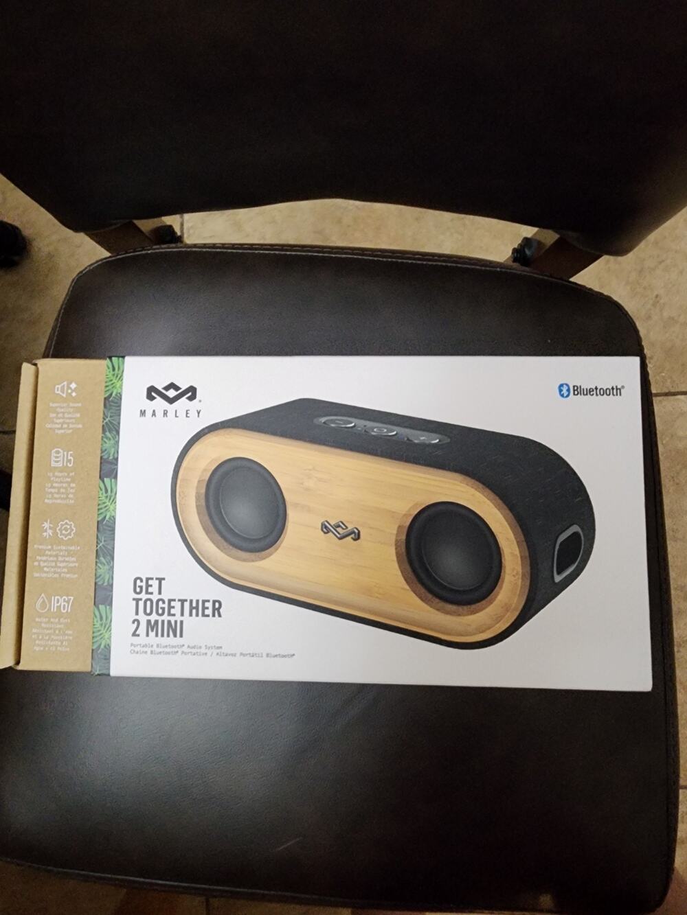 House of Marley Get Together 2 Mini Bluetooth Speaker 15Hr USB-C Water Resist